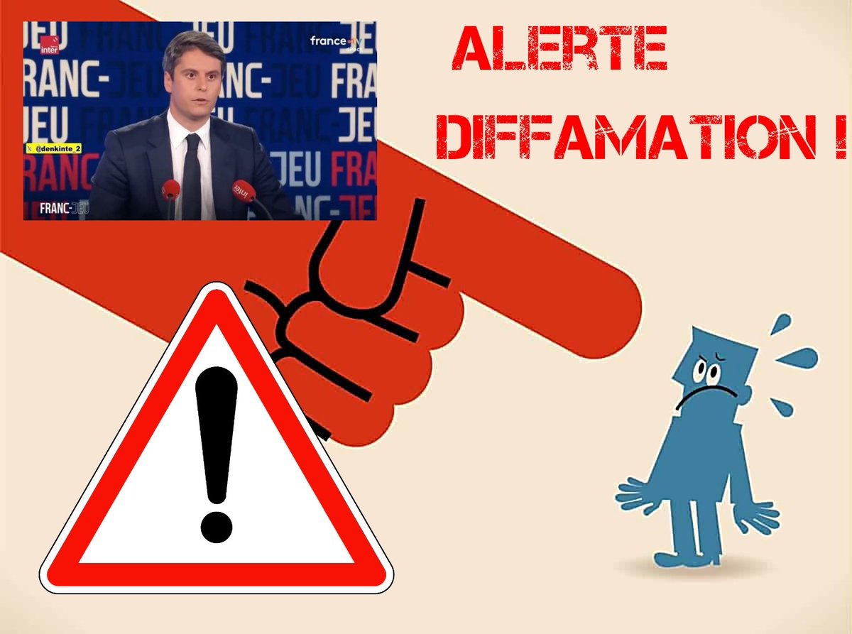 gh_thry_58y's tweet photo. @GabrielAttal 🟣 J'ai d'abord cru à une maladresse de votre part @GabrielAttal quant à ces propos diffamants à l'encontre de la @FranceInsoumise, mais j'ai sous-estimé votre indécence 😱
> Les militants #Insoumis espèrent que vous serez traîné en justice pour #Diffamation 🤬
#JeVoteMelenchon https://t.co/FQYsiZ2U4q