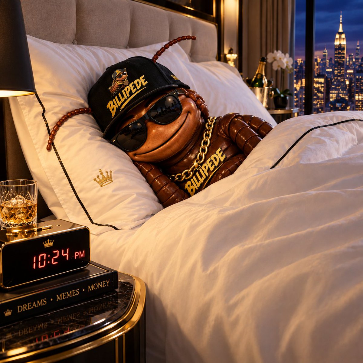 BILLIPEDEMONEY's tweet photo. Sleep well guys. 

Another day living the dream is right around the corner. 

$BILLIPEDE

#Memecoin #memecoins1000x #Buglife
$SOL $BTC $XRP $ETH $ZEC $PEPE https://t.co/M4efOmKnmZ