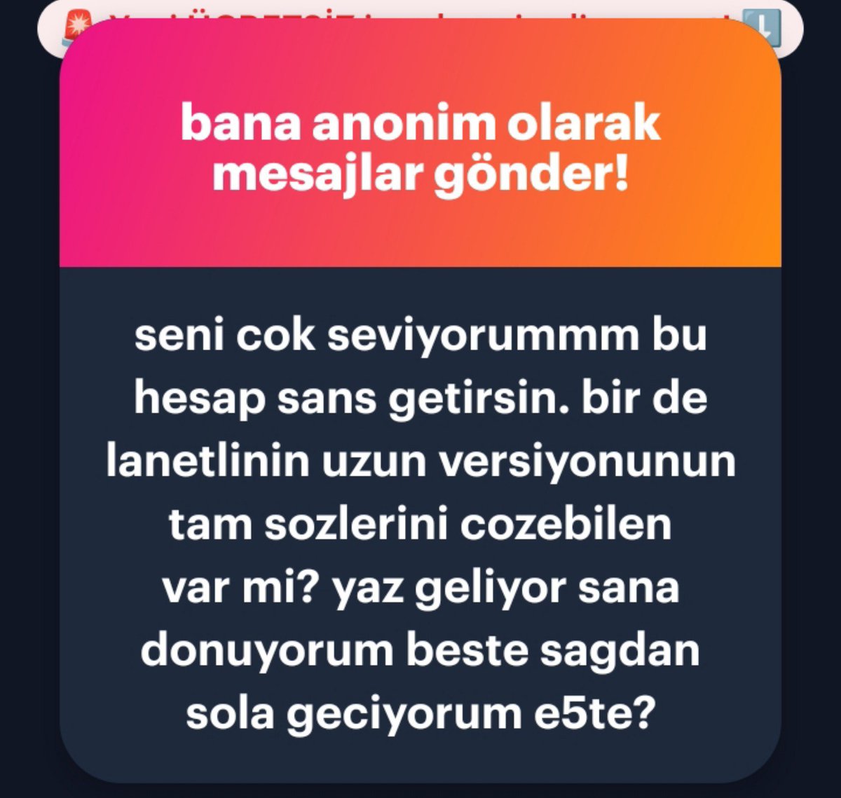 btweidi's tweet photo. yok bi bokun var ama her konuda iddian
gece paket hep tam tüketiyorum her an
dışardayım ben sen çıkma evindeysen
konumunu yolla geliyom yerindeysen
mavi motor batı arasında
giren kalamıyor bebek bi gün aramızda
gören anlat diyo bana ne var aranızda+ https://t.co/n7Sv8Yqoxc