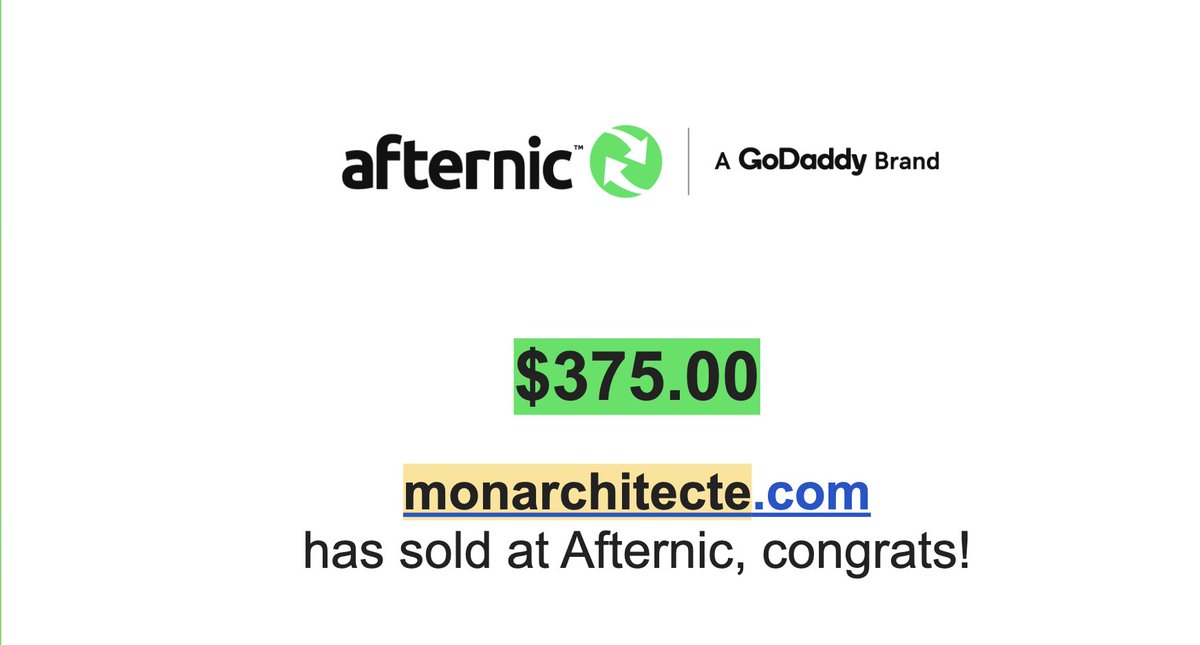 JunasDN's tweet photo. Sold https://t.co/M7xvw2bOUh through @Afternic 

The buyer is a fellow domainer and has already listed it for sale again. Wishing him good luck with the flip! https://t.co/oVJVGcVN3o