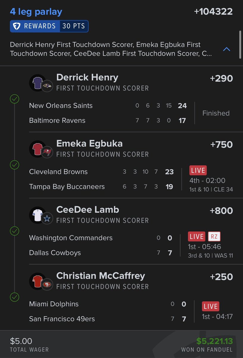ParlayScience's tweet photo. 🚨 THE COMMUNITY COOKED

Taking @MoneyMandrell’s touchdown targets for FIRST touchdown. NBD. 😮‍💨

Sheets drop weekly in Discord. Don’t miss the next one.

50% OFF: code NFL50 ⬇️
https://t.co/sTR9J79c9e https://t.co/B8VU5KLLd4