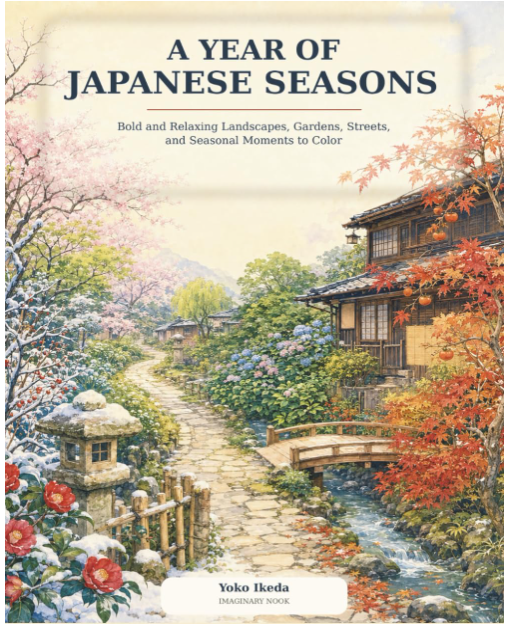 happaclef's tweet photo. Take a quiet trip through Japan—one page at a time. 🌸🍁❄️
40 relaxing coloring pages inspired by Japanese seasons, gardens, village streets, traditional houses, and peaceful landscapes.
A little screen-free escape for anyone who loves Japan.
Amazon👇
【https://t.co/KpciGIHzQh】 https://t.co/6y2lObgSFF