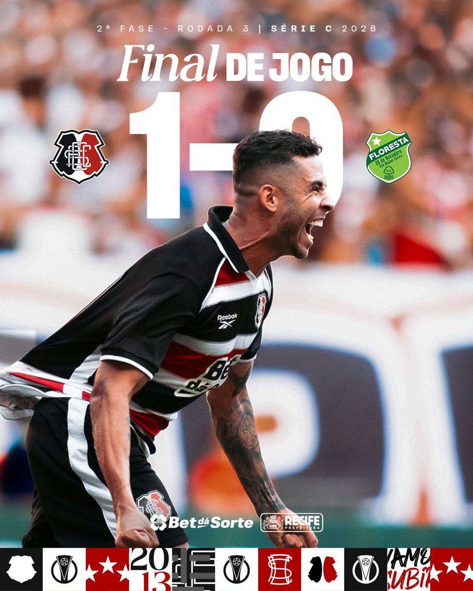 SantaCruzFC's tweet photo. FINAAAAAAAAAALLLLL DE JOGO!!!!!!!!!!!!! 🐍🐍🐍

Com um golaço de voleio de Renato ainda na primeira etapa, o Time do Povo vence o Floresta por 1x0 na Arena de Pernambuco pela terceira rodada do quadrangular do acesso! VAMOS SUBIR, SANTA!!!!!!!!!!!!!!!! https://t.co/K2cBPNQ5nh