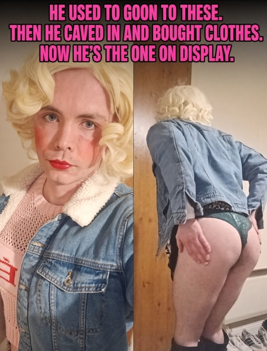 SissyBimbo4Men's tweet photo. When you read too much sissy captions and then become a sissy caption... 💦

#Sissy #Hypno #Caption https://t.co/AH3rVl4Fam