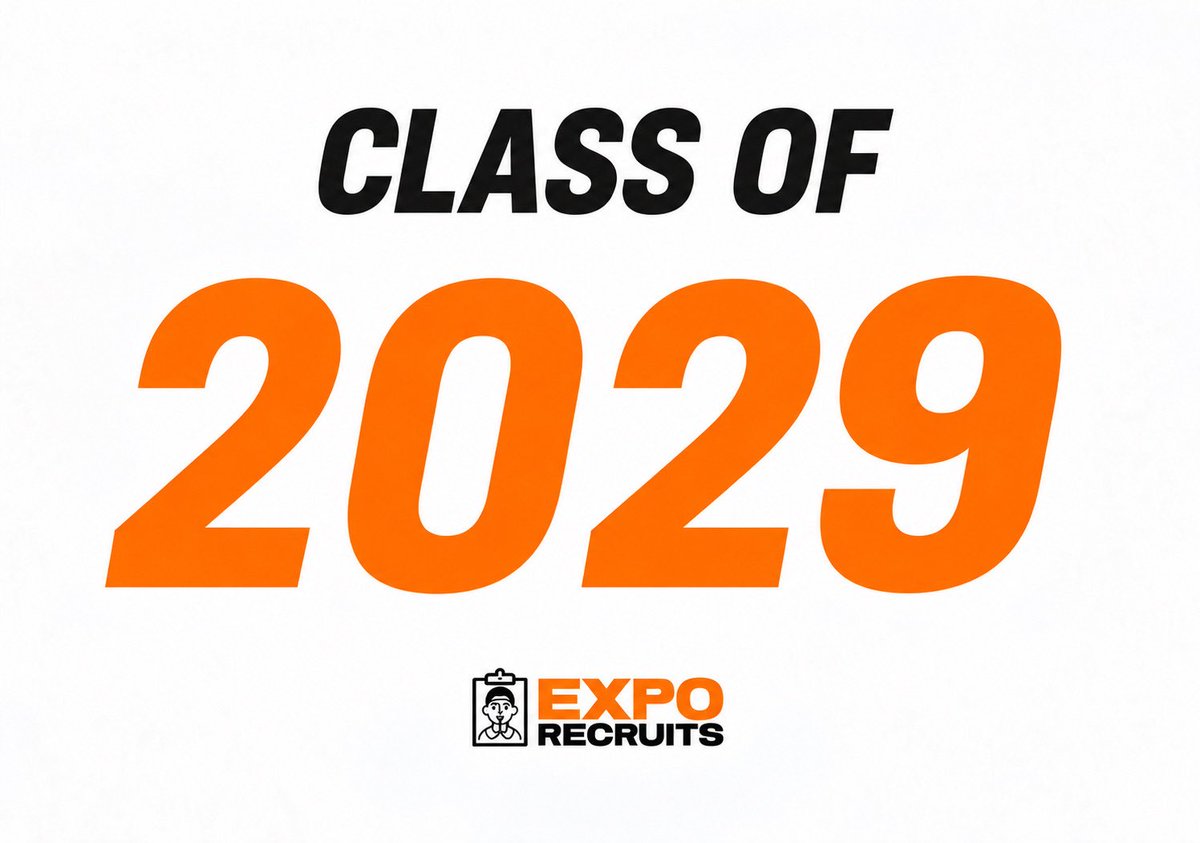 ExpoRecruits's tweet photo. 🚨 CLASS OF 2029 🚨

Our scouts are evaluating all positions🔍

Got highlights? We want to see them🎥

⬇️ Drop your film &amp; RT ⬇️ https://t.co/SGWr3lV8pT