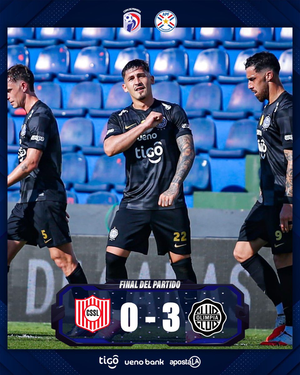 CopaDePrimera's tweet photo. 🗣️ ¡FINAL! 

✅ El Decano suma tres puntos más. 

➡️ @san_lorenzo1930 0
➡️ @elClubOlimpia 3

📆 Fecha 11

#ClausuraAPF2026 🇵🇾
#CopaDePrimera 🏆 https://t.co/30ILphol4f