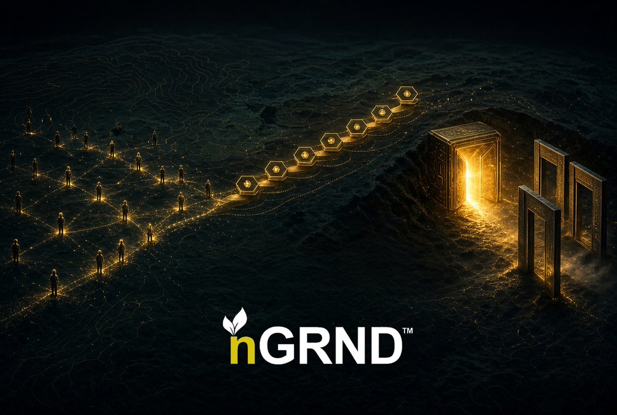 nGRND_io's tweet photo. What happens when ecosystem participation becomes measurable?

Activity can become points.

Points can become progress.

Progress can unlock rewards and opportunities.

nGRND is creating infrastructure around that journey.

Participate. Progress. Reward.

https://t.co/phy0ZJ8m8Q

@nGRND_io @nGRNDesg @DigItGoldGame @GAMEEToken @predictfully_
