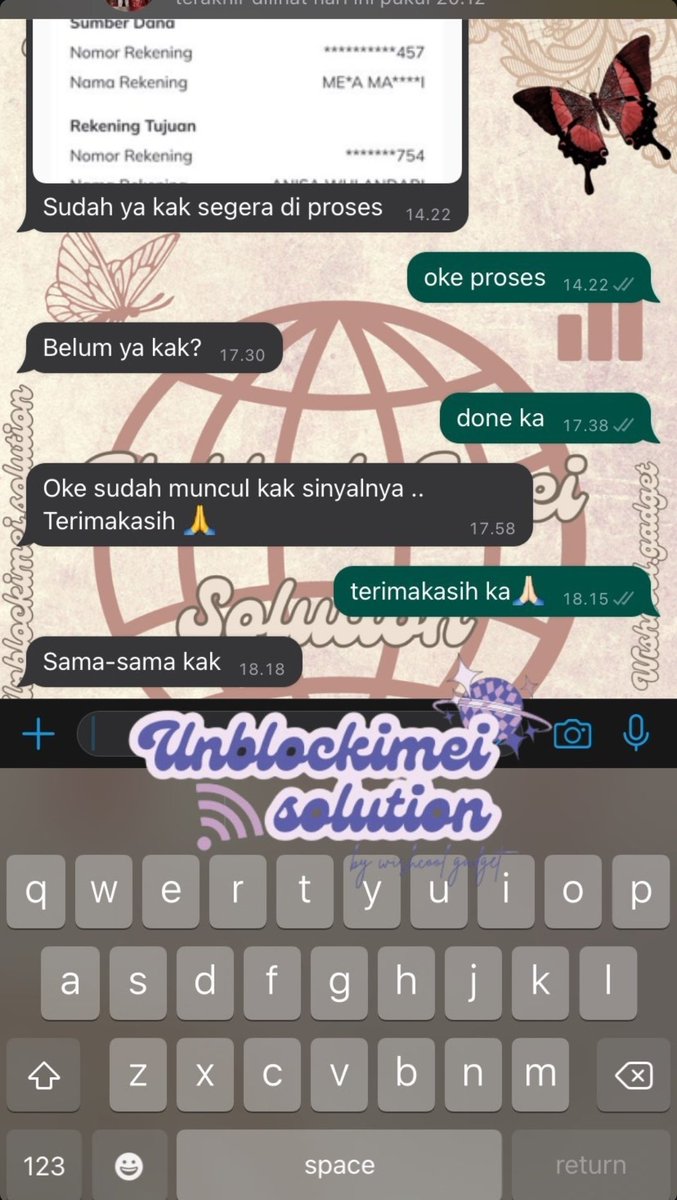 Housesolutio's tweet photo. https://t.co/QhpC5s8reM
OPEN UNBLOCK DAN UNLOCK SIM, BUAT JARINGAN IMEI BERMASALAH ATASI DISINI

MULAI DARI HARGA ⬇️
🌺 3BULAN ( 200.000 )
🌺 TRI ONLY(150.000) 
🌺 1 BULAN ( 110.000 )
🌺  BEACUKAI ( INBOX )

DONE HITUNGAN JAM,AMAN DAN MUDAH, BERGARANSI ALL OPERATOR, AND TRUSTED. https://t.co/uV3LFtMogU