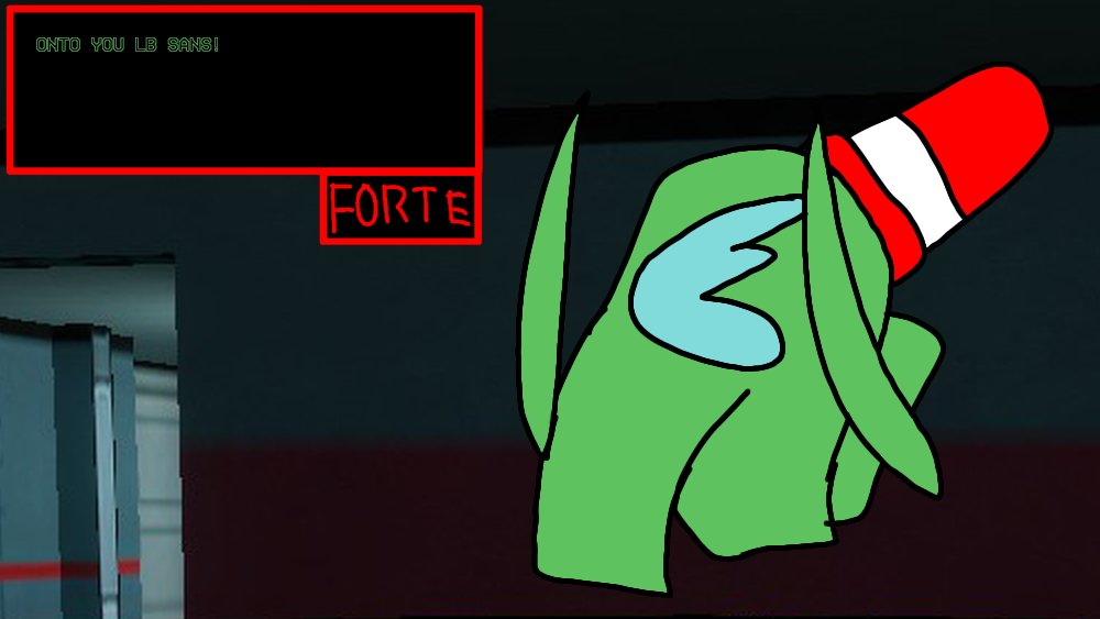 VirusNEngineer's tweet photo. Forte throws pink towards sans// https://t.co/Wk6UR5875t