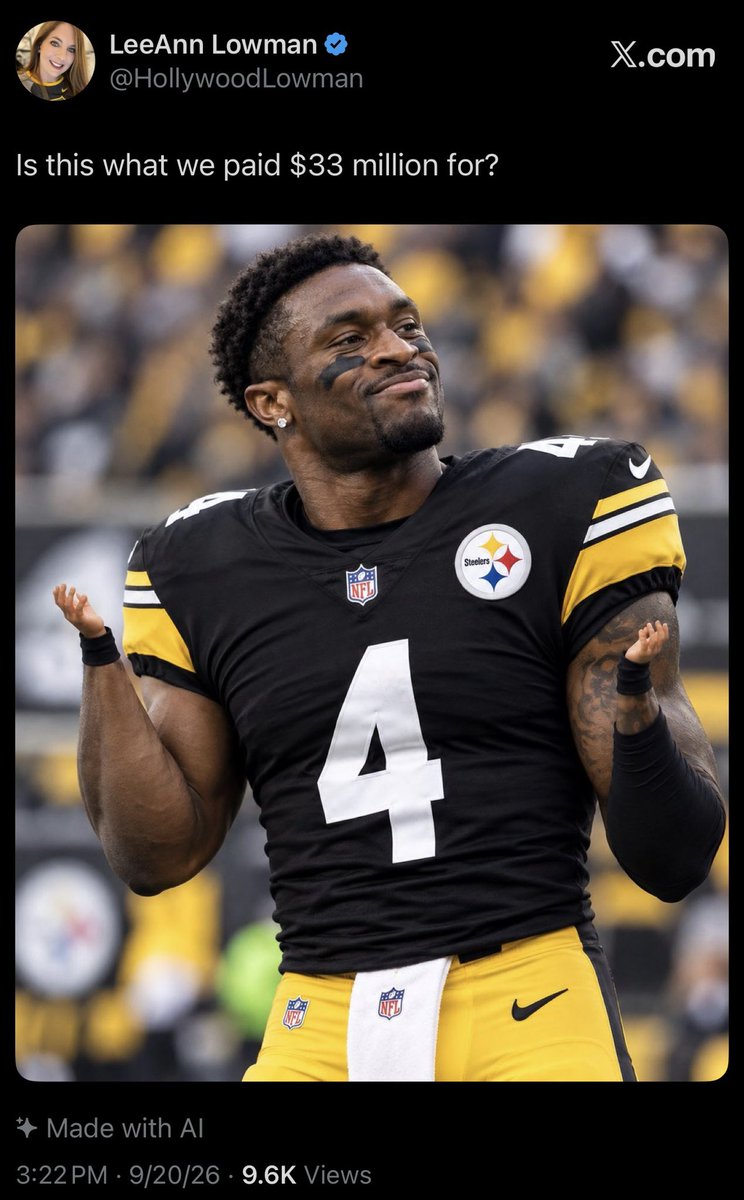 HollywoodLowman's tweet photo. Thought AB had his own social media team. Last time I checked I wasn’t on the payroll. https://t.co/EmS9dgWmyj