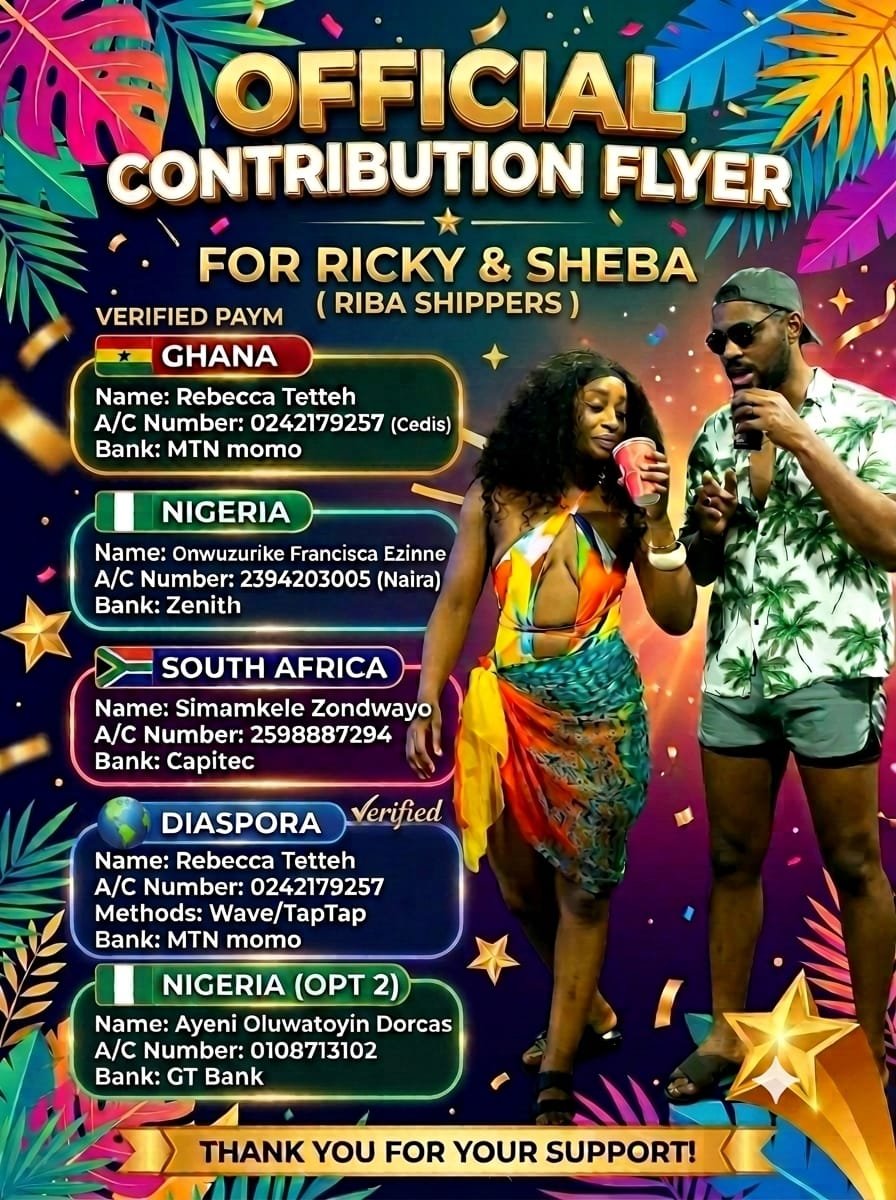 oecdea's tweet photo. I very big thank you to everyone that voted Ricky and Sheba last week 
RIBA community is grateful. 
But it's not over yet till the lights are off so please help us keep our favs in the house 🙏😭
#bbnaija https://t.co/PzR9teX55f