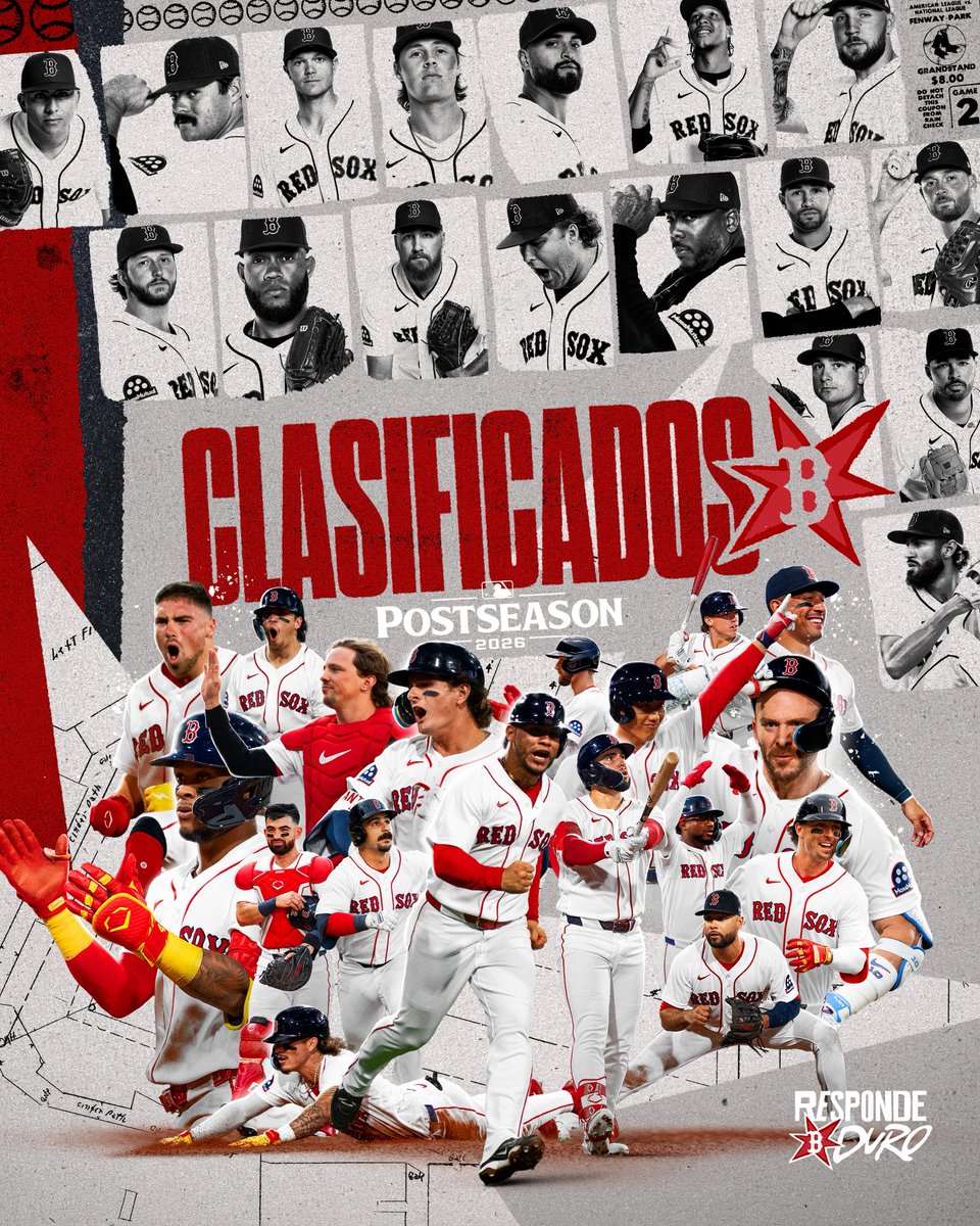 RedSoxBeisbol's tweet photo. Señoras y señores… ¡NOS VEMOS EN LA POSTEMPORADA! https://t.co/9yNnd3fNxR