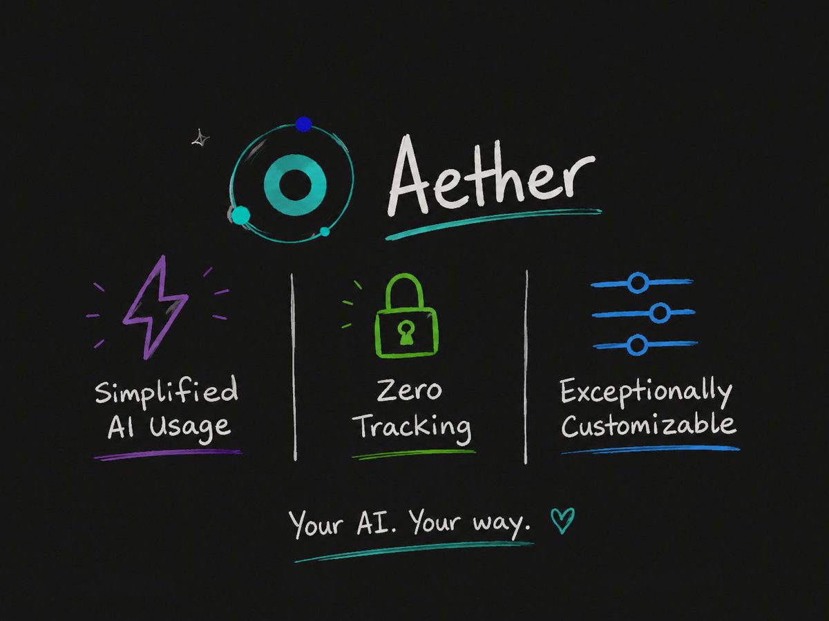 Aetheraiio's tweet photo. Aether AI is now live!

This AI bot has many features, including Limitless Mode
An unfiltered, no-guardrails companion that gives blunt, honest answers other AIs dodge. Say what you mean, get real responses.

Try now today. https://t.co/EOrC46jomX