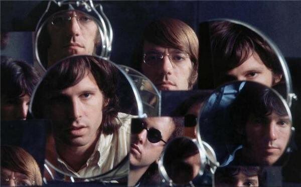 crockpics's tweet photo. The Doors photographed through a maze of vanity mirrors and glass by Joel Brodsky in New York City in late summer 1967. Jim Morrison, Ray Manzarek, Robby Krieger, and John Densmore were preparing to release Strange Days. 

🎸 Between the self-titled debut and Strange Days, The Doors released two monumental albums in the year 1967 alone. If you had to pick between the two, which 1967 record do you choose? 🎸 👇️