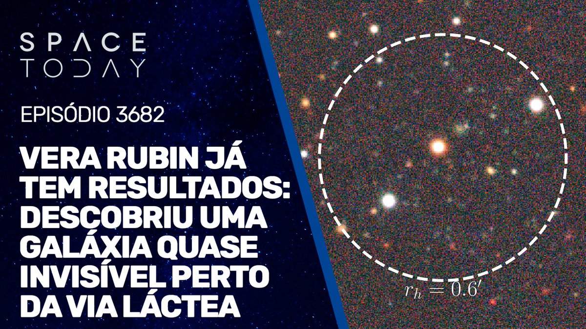 SpaceToday1's tweet photo. 🚨 RUBIN ENCONTRA UMA GALÁXIA  SATÉLITE QUASE INVISÍVEL DA VIA LÁCTEA! 🚨
 
 🔭 Aquarius IV está a cerca de 355 mil anos-luz do Sol e apareceu como uma discreta concentração de estrelas nos dados do Observatório Vera C. Rubin. Imagens da DECam reforçaram a descoberta.
 
 🌌 O sistema pode ser uma galáxia anã ultrafraca, mas a hipótese de um aglomerado estelar ainda não foi descartada. Novas observações vão ajudar a esclarecer sua natureza e investigar sua massa.
 
 ✨ No vídeo, entenda como os astrônomos encontram objetos tão apagados e por que Aquarius IV pode ser importante para estudar as menores galáxias. Assista no Space Today! 

VÍDEO NOVO NO CANAL!!!

VERA RUBIN JÁ TEM RESULTADOS: DESCOBRIU UMA GALÁXIA QUASE INVISÍVEL PERTO DA VIA LÁCTEA!!! - https://t.co/5TN6zDbMMq

#SpaceToday #AquariusIV #VeraRubin #ViaLactea #Astronomia #MateriaEscura