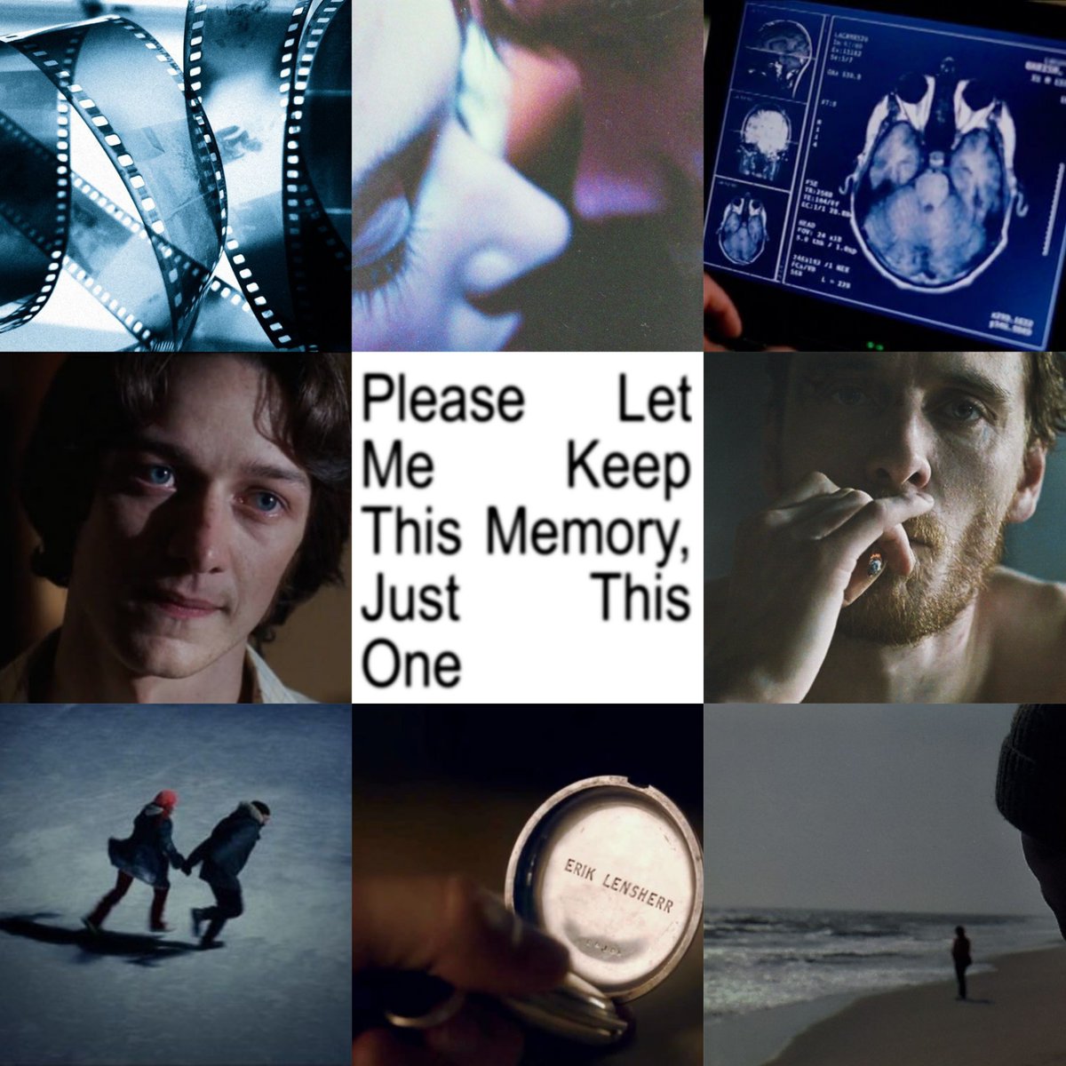 dark_dfuck's tweet photo. cherik as eternal sunshine of the spotless mind. charles decides to erase his memories of erik because they cause too much pain erik finds out and wants to do the same but his mind resists because charles is one of the few good things in his life https://t.co/BX0tfWVxR6