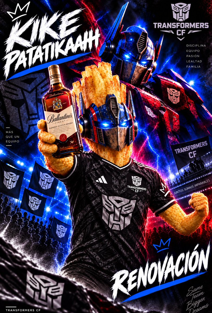 transformers_cf's tweet photo. 🚨PRESENTACIÓN OFICIAL🚨
Después de un alargado parón volvemos con todo a lo grande , renovaciones y nuevos fichajes que iremos anunciando día a día hasta que empiecen las competiciones. 

!NUESTRA PATATIKAHHH , ESTA DE VUELTA CON NOSTROS!! 🚧📷
@kike_GK78 https://t.co/sfuc7gBvX2