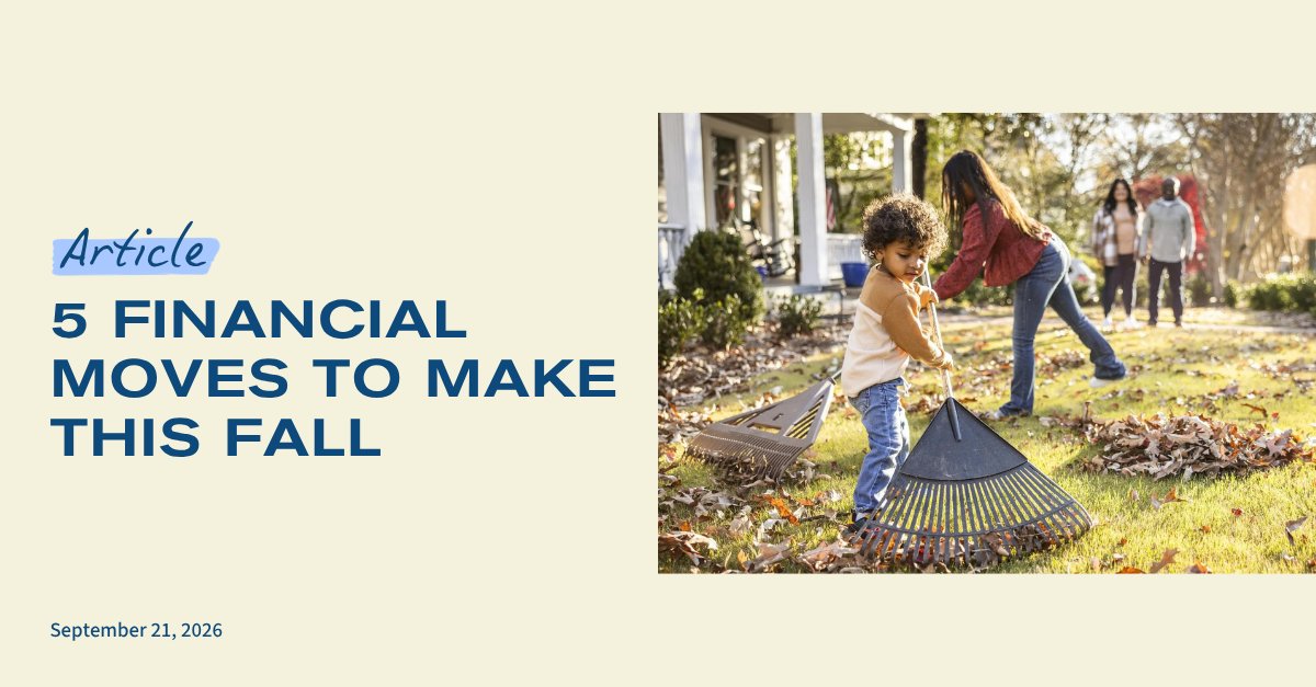 tyreljensenCFP's tweet photo. Fall is the perfect time for a financial reset. Review your benefits, taxes, and retirement contributions before year-end deadlines. Reach out to me, and we can build a personalized plan together. https://t.co/rwDuzoF2pX https://t.co/ZjIobRBuqK