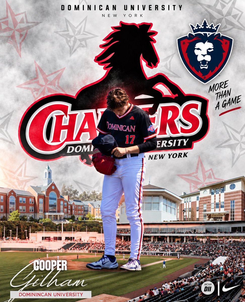 NEPridebaseball's tweet photo. 🚨Commitment Alert 🚨 

‘27 LHP Cooper Gilham (Canisius, NY) has committed to Dominican University in NY!

Congrats to Copper &amp; his family!

#lionsquad #evoarmy #unmatched #anothaone #ourplayersgoplaces https://t.co/j8qLbibEtM