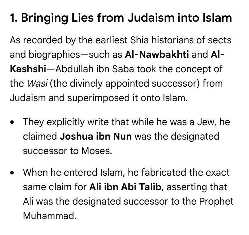 NKQZVH's tweet photo. @Jvnior Both shia and sunni scholars agreed before the 14th century. In their own books copied and edited by them and translated into arabic from Persian, Abdullaaah ibn saba was a Jewish man who founded their 3 fundamental beliefs. https://t.co/sKUSIblSbg