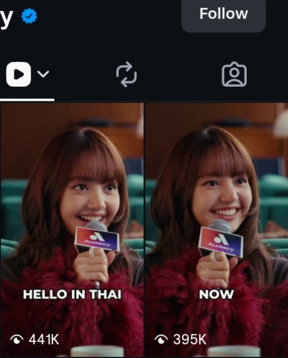 FckThat_Btch's tweet photo. Audacy Instagram reels:

#LISA #LISAxAudacy #Audacy

Views - 305K
https://t.co/i9UKWFOhyx

Views - 395K
https://t.co/vnceA3sxOa

Views - 441K
https://t.co/zNQPIud2Rr https://t.co/jBdsVBc6UN