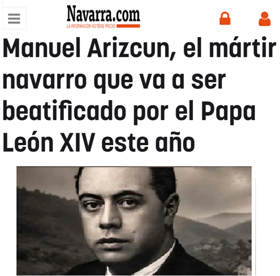 CCivicaCatalana's tweet photo. Hace 90 años, milicianos del Frente Popular (PSOE y otros partidos) torturaron y asesinaron a Manuel por ir a misa

Le llevaron de noche a un acantilado en Santander, le ataron las manos y lo arrojaron vivo al mar

#MemoriaHistorica de la que no te hablará Chivite ni verás en TVE https://t.co/DNIKoNaQQU