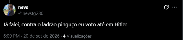 kacerato's tweet photo. @nevsfg280 @OMessionario @NelsonMene14 @JeanRobot @inevitavelcorte eleitor medio do flavio kkakaakkakakakakakakakakakakakakakakakaakkakakakakkaakkakakaka

parabens, seu personagem ate que é resenha https://t.co/B1y8VHaHja