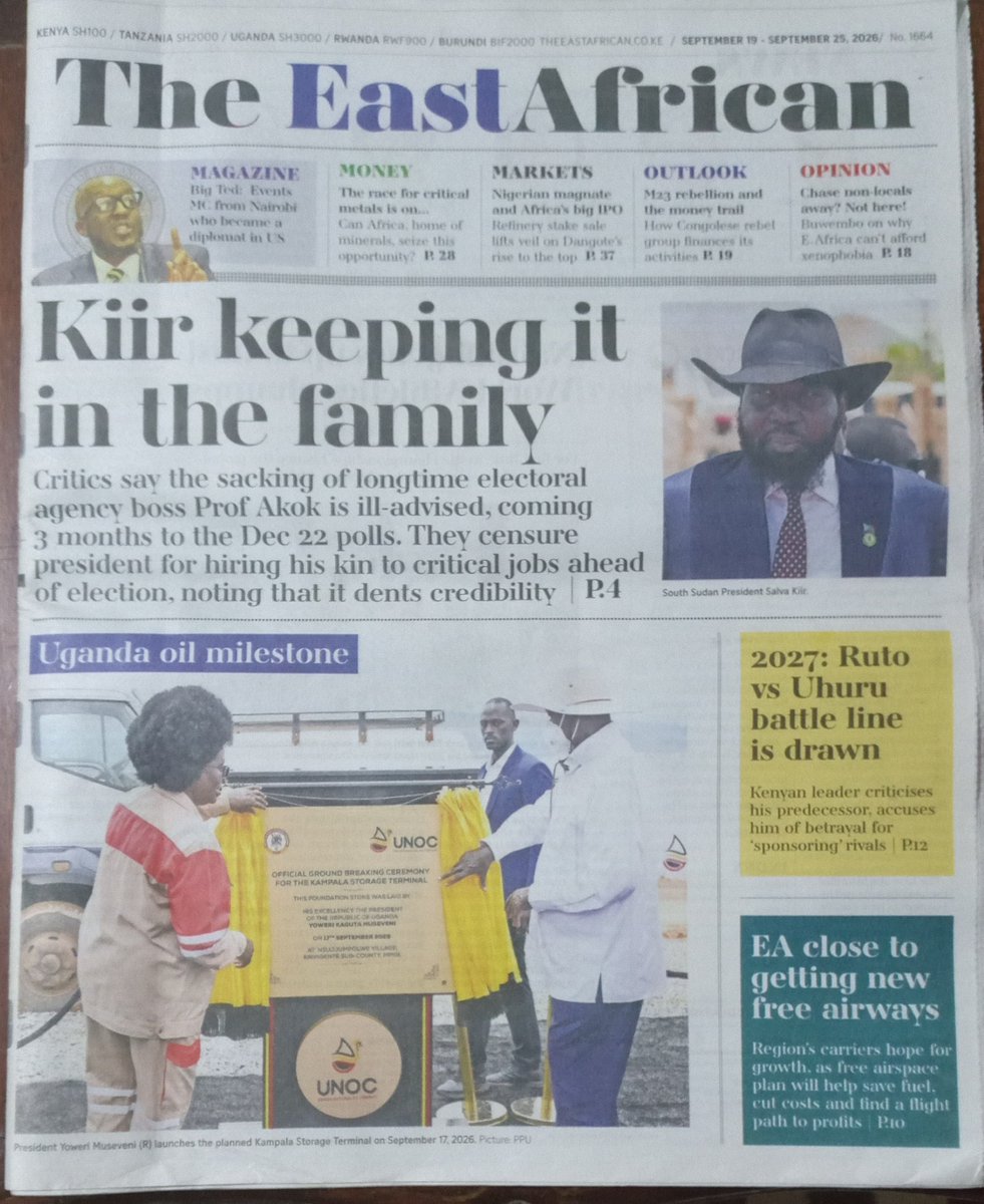AkolMiyenKuol's tweet photo. This is my take on #SouthSudan's current situation and, perhaps, the way forward. #SaveTheLastTrain #TheEastAfrican @SaveLastTrain @RadioMiraya @RadioTamazuj @EyeRadioJuba @UN_News_Centre @JamesCopnall @NuursViews @NyangePatience @IGADsecretariat @_AfricanUnion https://t.co/M70TEftyDM