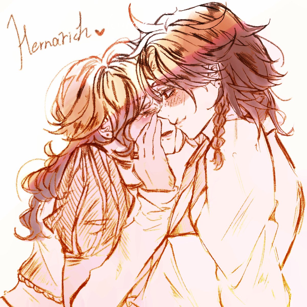 lehuz0's tweet photo. #hernarich 
#ロメリチャ 

斗骑
🌹⚔️

加筆と修正しました。

内緒話。 https://t.co/O5Cu7nBcwp
