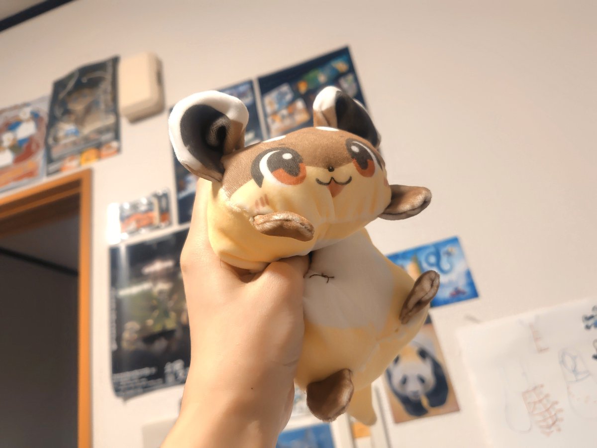 mofmof_sasero's tweet photo. ころころハピィを作る予定でした
胴を長く作ってしまって、わし掴みサイズに💦
体を短くしてリベンジします🥹 https://t.co/HAR9I0EQxG