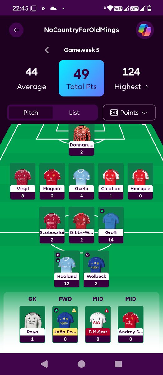 thato_thabethe's tweet photo. GW5 was tough
@OfficialFPL #FPLTips #FPLTwitter #fpl #fantasyprem https://t.co/AgtL6OmdxM
