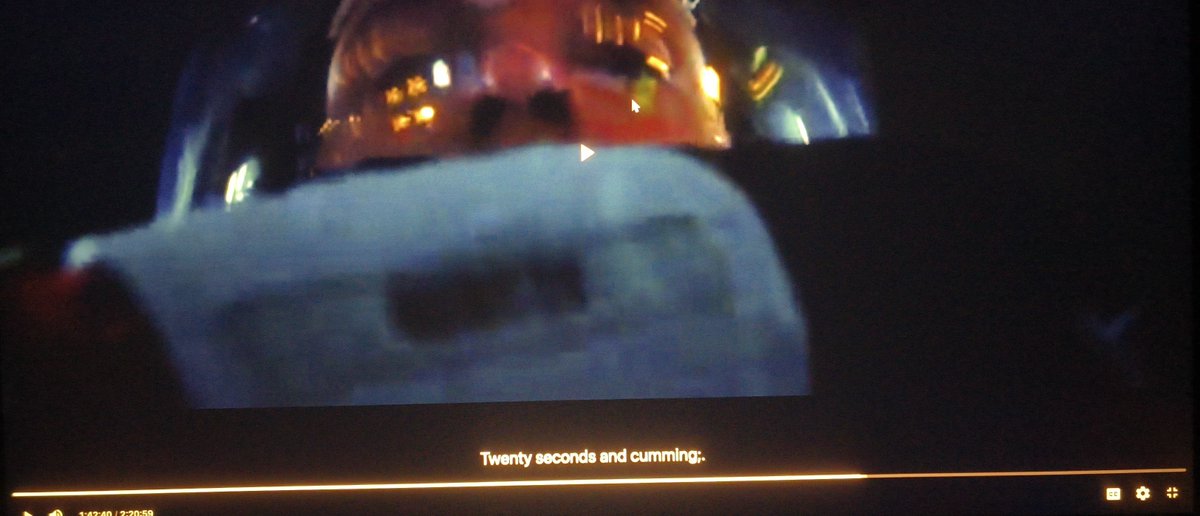 toniissilly's tweet photo. I was watching first man on a super legal site and i noticed someone was having a lot of fun subtitling this scene i almost didn't catch it https://t.co/kwCnGKnCn2