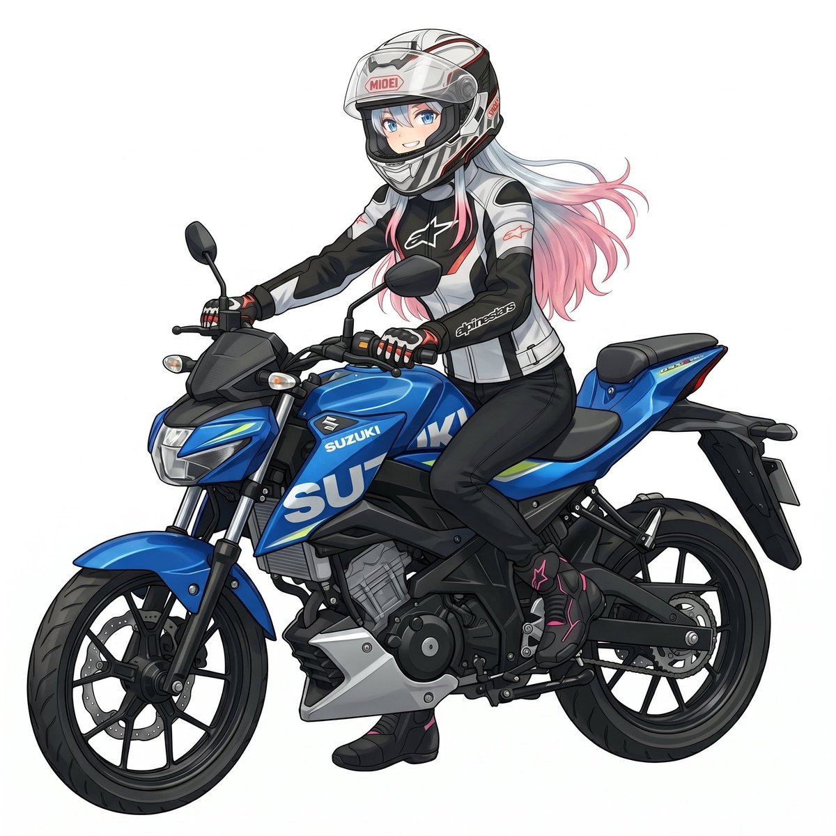 Sumi5393's tweet photo. #本日のバイクガチャ 

第126回は鈴木ちゃん！

GSX-S125だったかな確か

街乗りにはとても良さそう！ https://t.co/HxgjoNa77u