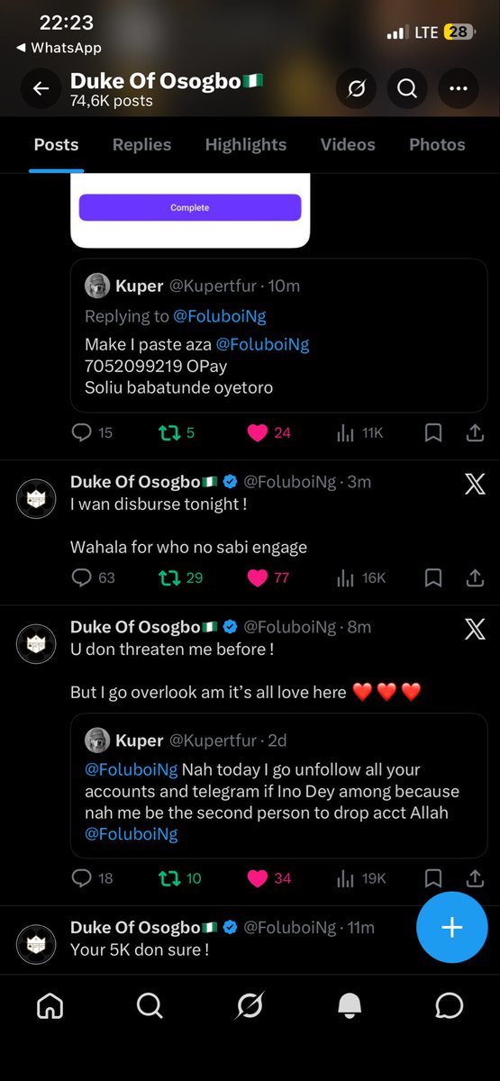 yoozzy001's tweet photo. @FoluboiNg I Dey engage wella oo boss https://t.co/1M0Zwyam4L
