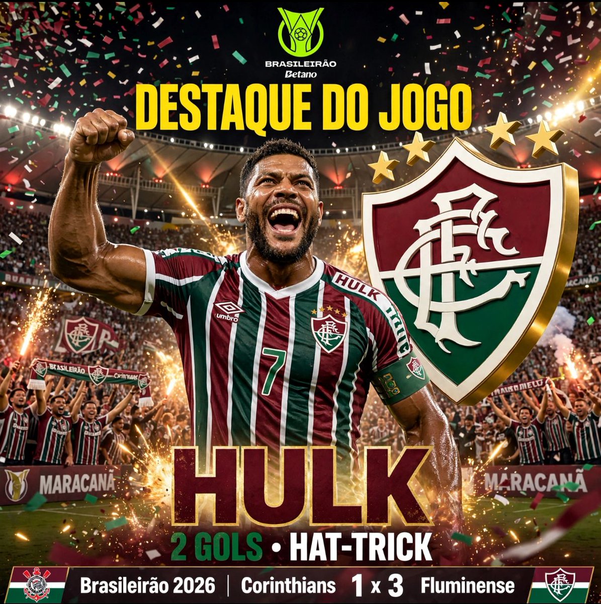 FalaTorcedor3's tweet photo. Ele tem mais gol na arena Corinthians do que o Memphis depay em 2026.

@Corinthians 
@FluminenseFC 
@Brasileirao https://t.co/PVC0mH61DG