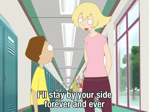cutestrick's tweet photo. i miss elle so much she loved morty so so much and he loved her too and he had to loses it all. she really was his Diane https://t.co/XiAnWKTXcF