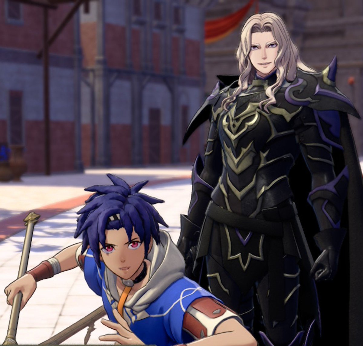hanjyuus's tweet photo. That's right old man you better step aside if you know what's good for you I HAVE BACKUP AND HE'S EXCITED https://t.co/pgCb4Bzkpn