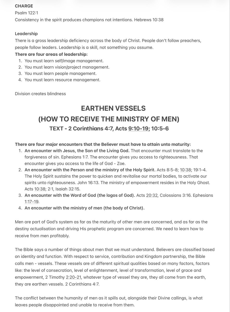 TosinofJesus's tweet photo. EARTHEN VESSELS (HOW TO RECEIVE THE MINISTRY OF MEN)

Apostle Joshua Selman https://t.co/ZHAqwoiNnA