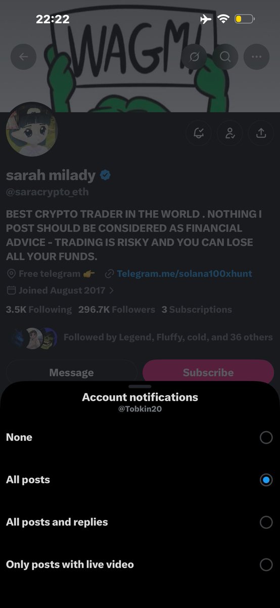 Tobkin20's tweet photo. @saracrypto_eth Thank you Sarah❤️

7mMNzMdsP2dCfdW9Qjjwpu6p2n9Yc6kuXyvU3jLBqvqZ https://t.co/XUv9KmoxRY