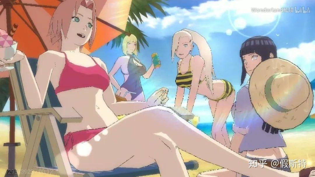 Sakashi4life's tweet photo. Sakura and the girls at the beach https://t.co/dqinfb90vZ