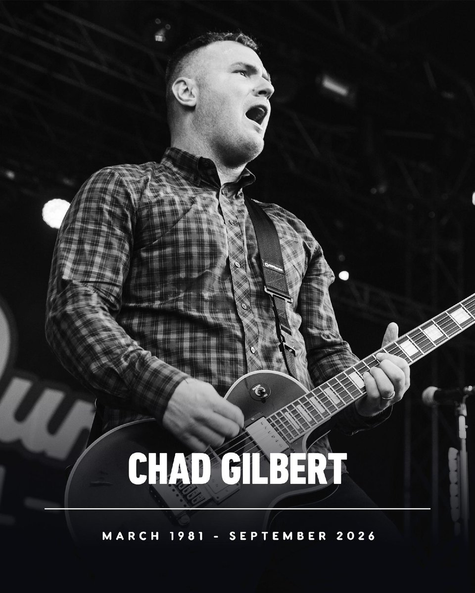 IGN's tweet photo. Chad Gilbert, founding member and lead guitarist of iconic pop punk band New Found Glory, has died at the age of 45 after battling cancer. https://t.co/m5QchfVrLU