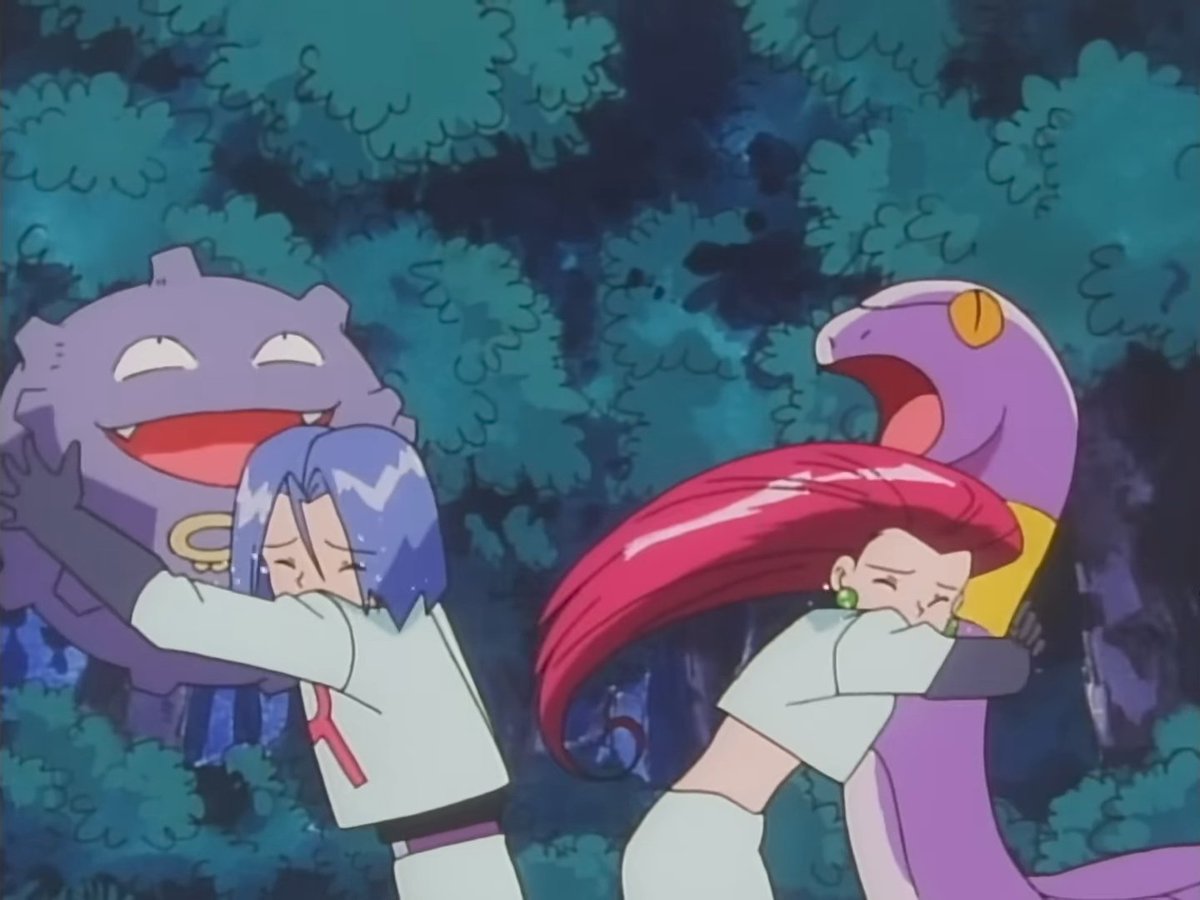 equiperocketfan's tweet photo. No EP031, “Em Busca dos Diglett”, na Temporada 1 - Kanto, Ekans e Koffing evoluem após Jessie e James perceberem que seus Pokémon precisavam de mais treinamento. Arbok se torna um dos Pokémon mais icônicos da Jessie. https://t.co/jh5DL90h1s