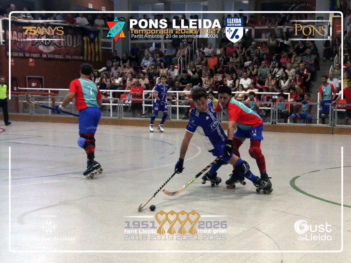 LleidaLlista's tweet photo. 🏑L'equip segueix donant arguments de pes per creure en fer coses grans. Avui darrer amistós en una pista plena que feia goig! Gràcies Juneda per convidar-nos al vostre Memorial Ramon Quer! 💙🤍💙 https://t.co/ijaJ9IZxp5