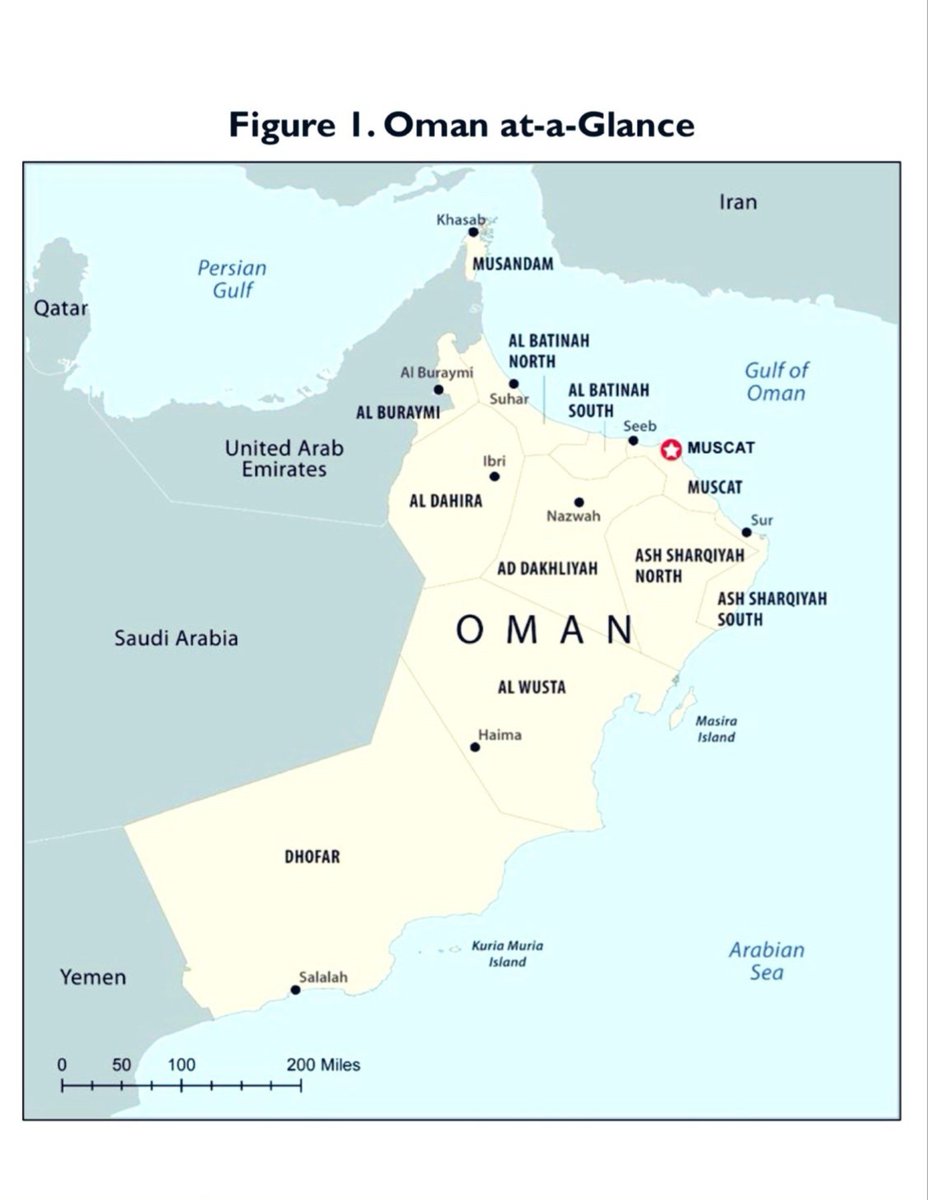 Itsabdulla7x's tweet photo. عُمان كانت أول دولة خليجية توقع اتفاق وصول عسكري مع الولايات المتحدة عام 1980، وسمحت باستخدام منشآتها في العمليات الأمريكية ضد الدول الإسلامية (أفغانستان والعراق) وكانت قاعدة لتشغيل قاذفات B-1.

كما كانت أول دولة خليجية تستقبل رئيس وزراء صهيوني، حين استضافت إسحاق رابين عام 1994. https://t.co/Jtxo9uhVng