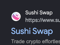 TakakoBeilo4ky's tweet photo. at least use the sushiswap logo?

https://t.co/cmPtmEaJ2Q https://t.co/9xsGApsiJJ
