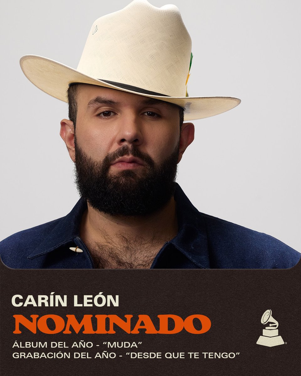 DDArenaAZ's tweet photo. Congrats to Carín León on his 2 Latin GRAMMY nominations for Album of the Year and Record of the Year! Catch the award-winning artist live at Desert Diamond Arena THIS Friday! Tickets are going fast -> https://t.co/HxuqdyYDhU.. https://t.co/gKHErin0RZ
