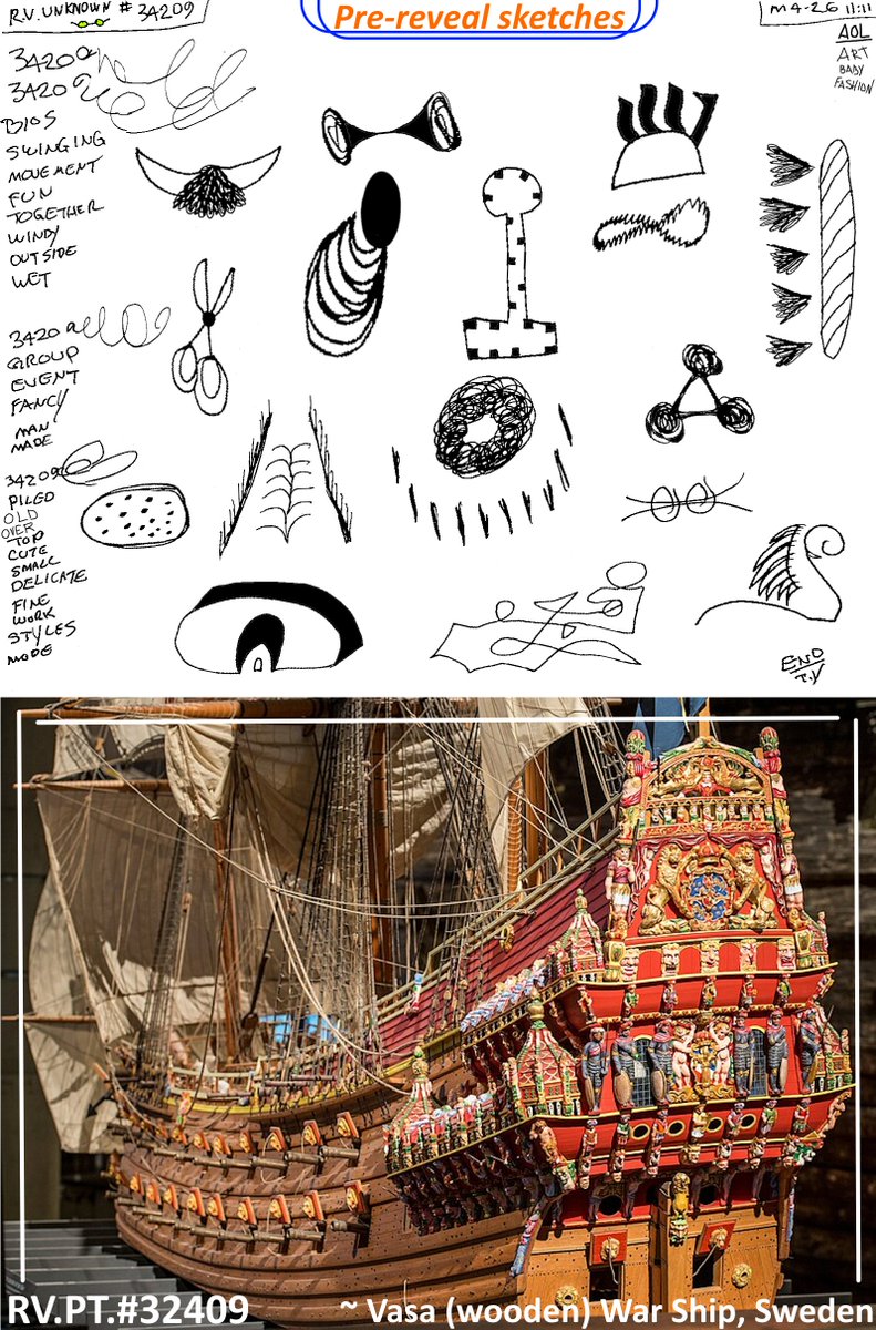 AceProNut's tweet photo. 🇸🇪⚓️#Remoteviewing a ship commissioned by #KingGustav to showcase the might of the #SwedishEmpire, the tragic maiden voyage of the #Vasa turned a 17th-century naval disaster into modern Sweden's most spectacular #Shipwreck treasure at the #VasaMuseum.
#remoteview #ESP #CRV #PSI https://t.co/jDzmxmwQRg