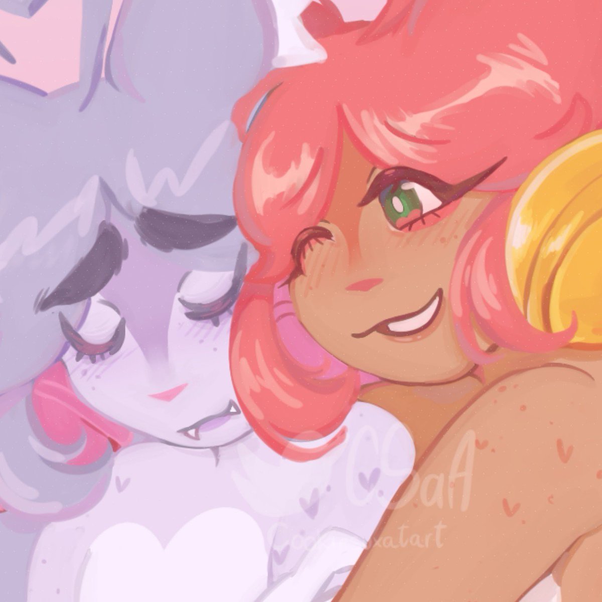 Cookiesuxatart's tweet photo. Whoa the pretty girls turned out pretty,,
(NON-SEXUAL NUDITY)
#mew4mew #deltarunechapter5 https://t.co/rWTMkSCr2X