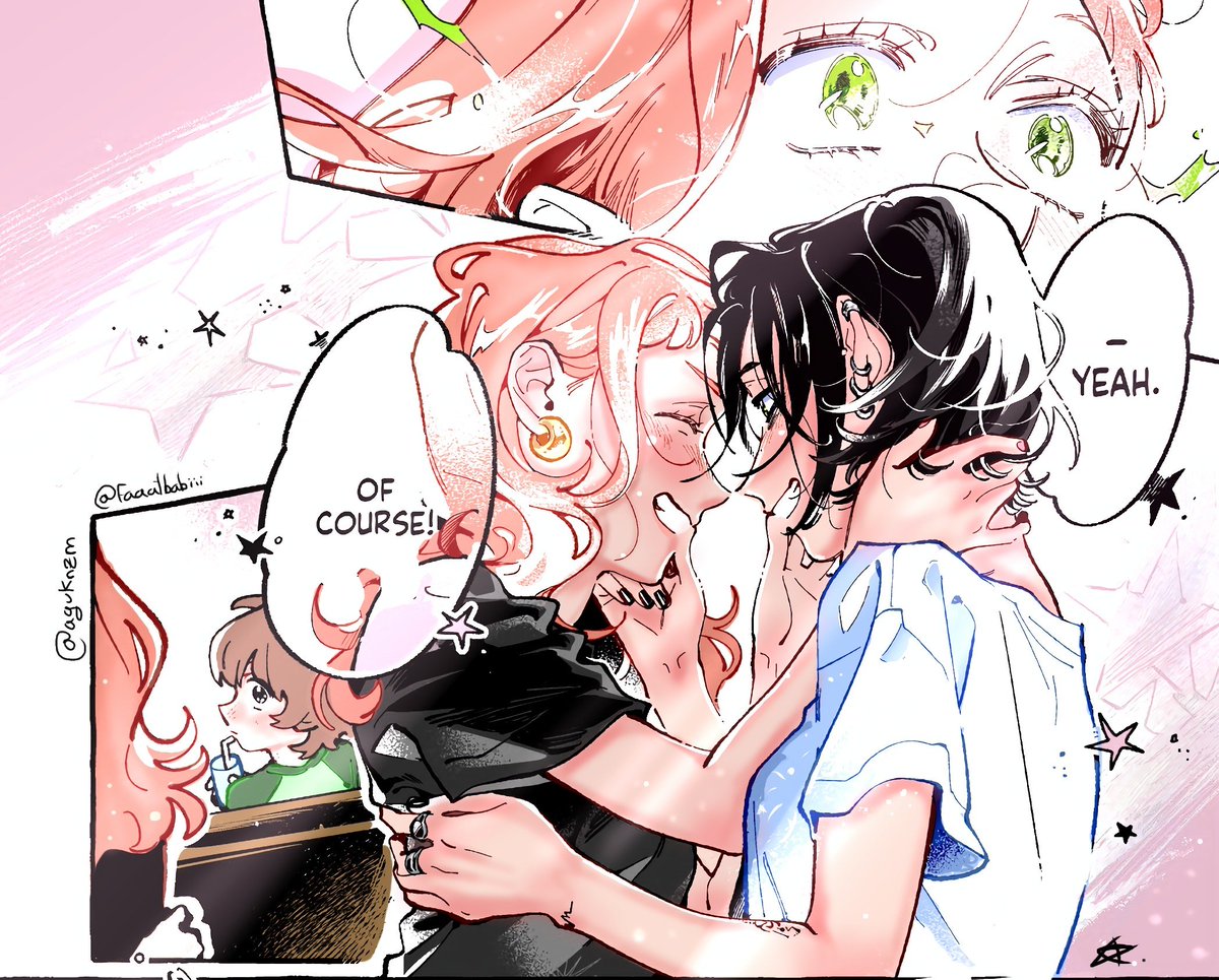 Faaatbabiii's tweet photo. Older mitsuaya vs dreamy high school mitsuaya 💚 #mitsuaya #greenyuri #yuri https://t.co/Xca8mbCSAX