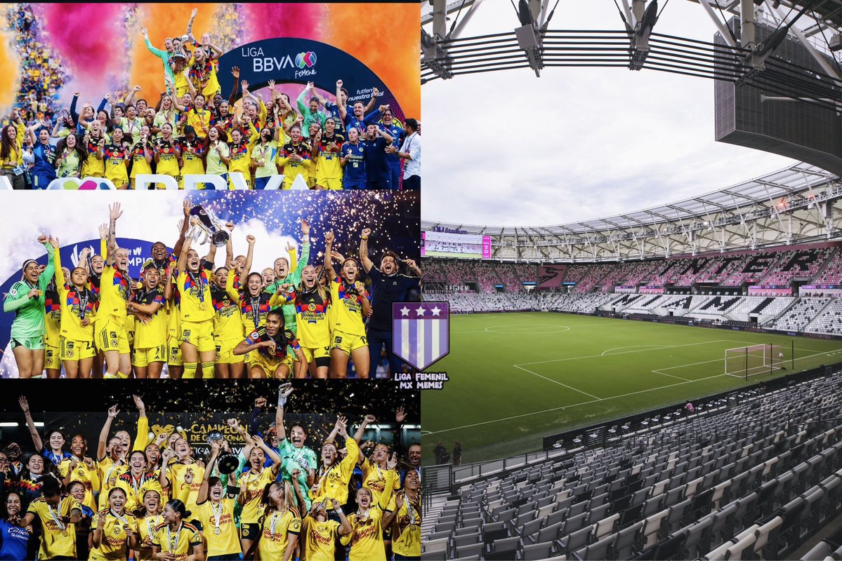 ligafemenilmex's tweet photo. EN MIAMI
Se confirmó que el Nu Stadium de Miami albergará el Final Four de la Copa de Campeonas de la FIFA 2027 🔥🔥
Se jugará del 27 al 31 de enero, América y Barcelona ya están clasificadas.
#FutFem #LigaFemenilBBVA #Superpoderosas #FIFAWCC https://t.co/Nhq7pWg0u3